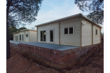 Casas de madera LAS PALMAS - frontal Casas de madera LAS PALMAS - frontal