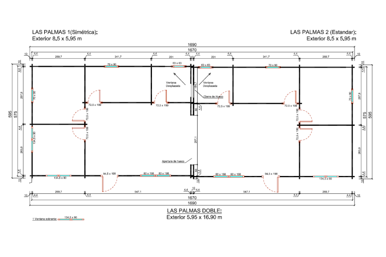 Casas prefabricadas Baleares - Plano Casas prefabricadas Baleares - Plano