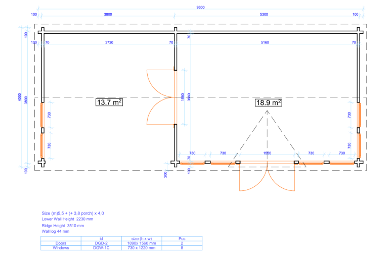 Casas Prefabricadas Ponferrada plano detallado