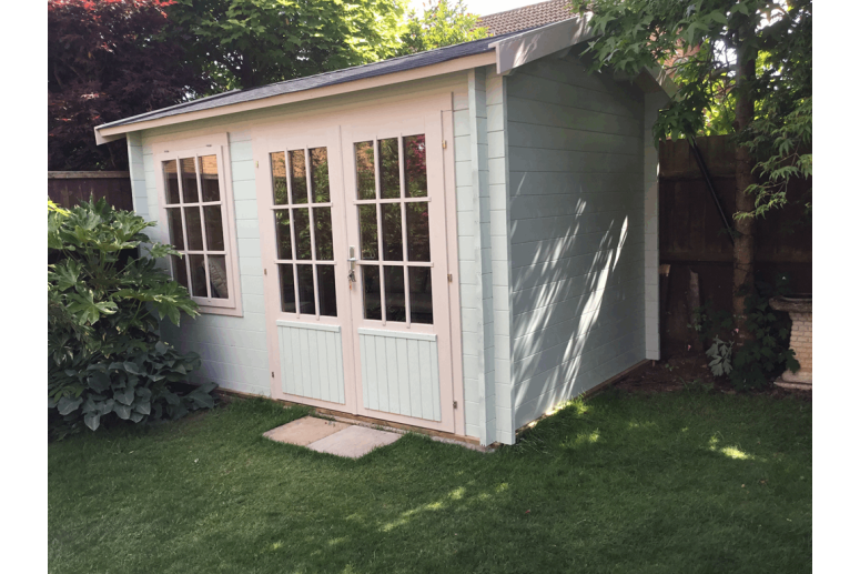 Casas de madera Madeira 40.7266N Modelo Daisy Blanco