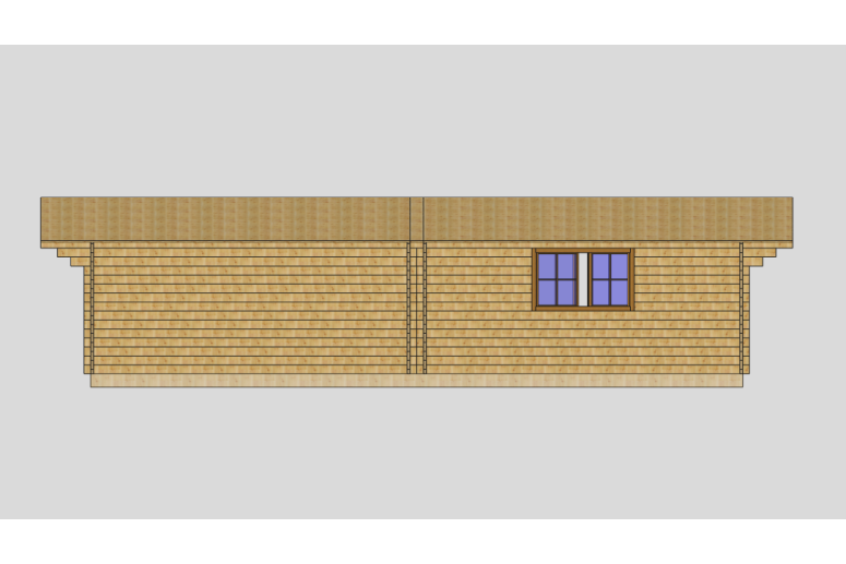 Casas Prefabricadas Lisboa - Modelo Lisboa - Lateral