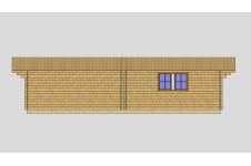 Casas Prefabricadas Lisboa - Modelo Lisboa - Lateral