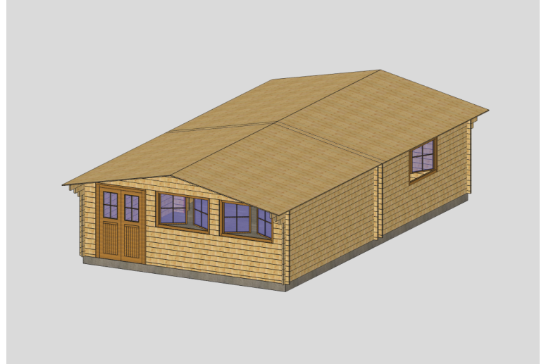 Casas Prefabricadas Lisboa - Modelo Lisboa - Vista exterior