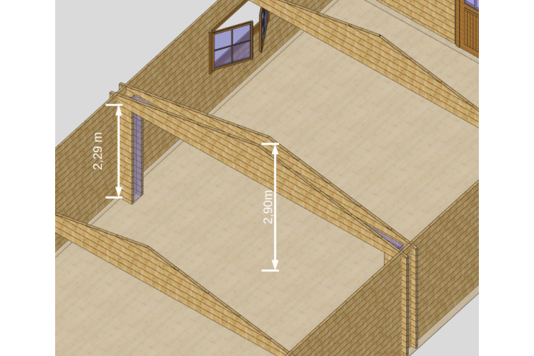 Casas Prefabricadas Oporto - Modelo Oporto - Alturas