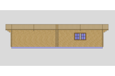 Casas Prefabricadas Oporto - Modelo Oporto - Vista lateral