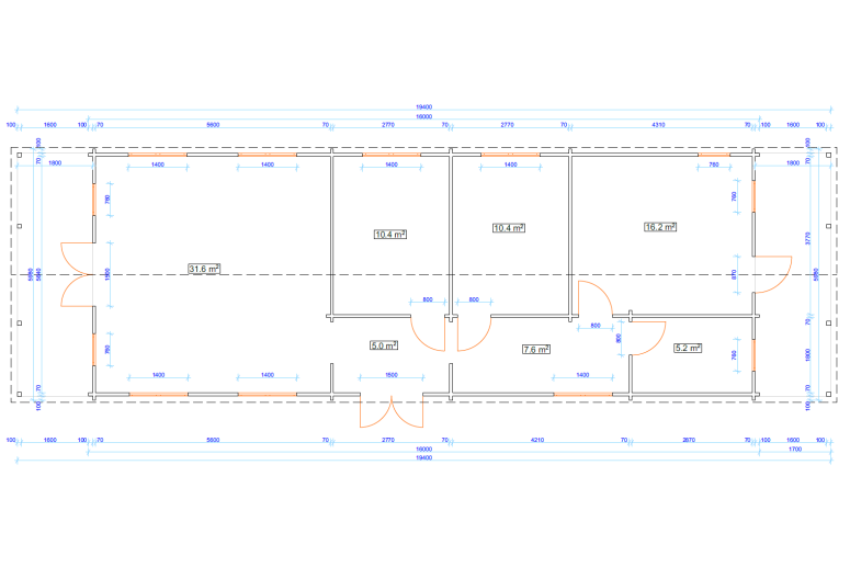 Casas prefabricadas Santander - plano detallado Casas prefabricadas Santander - plano detallado