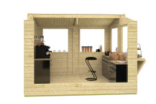 Kiosco de madera Alcoy - Interior Kiosco de madera Alcoy - Interior