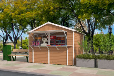 Kiosco de madera Motril - Roble