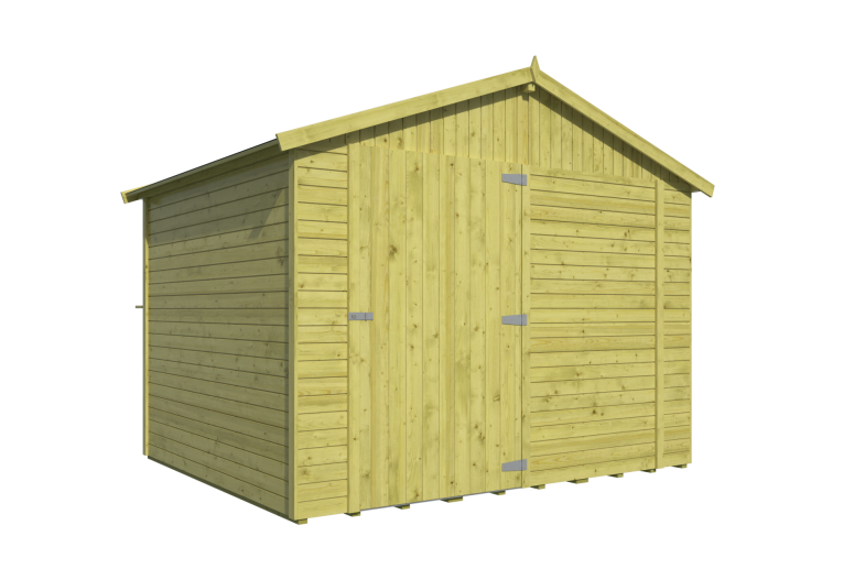 Kiosco de madera Motril - Trasera