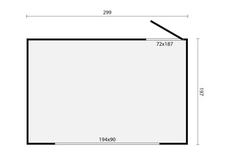 Kiosco de madera Lorca - Plano Kiosco de madera Lorca - Plano