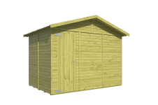 Kiosco de madera Lorca - Trasera Kiosco de madera Lorca - Trasera