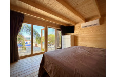 Casas de madera prefabricadas Barcelona modelo Flow - dormitorio