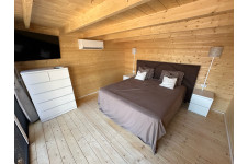 Casas de madera prefabricadas Barcelona modelo Flow - habitación