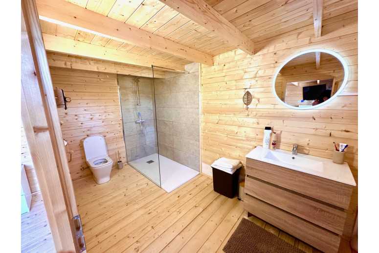 Casas de madera prefabricadas Barcelona modelo Flow - baño