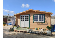 Casas de madera Pontevedra modelo Leipzig 40.7215 exterior