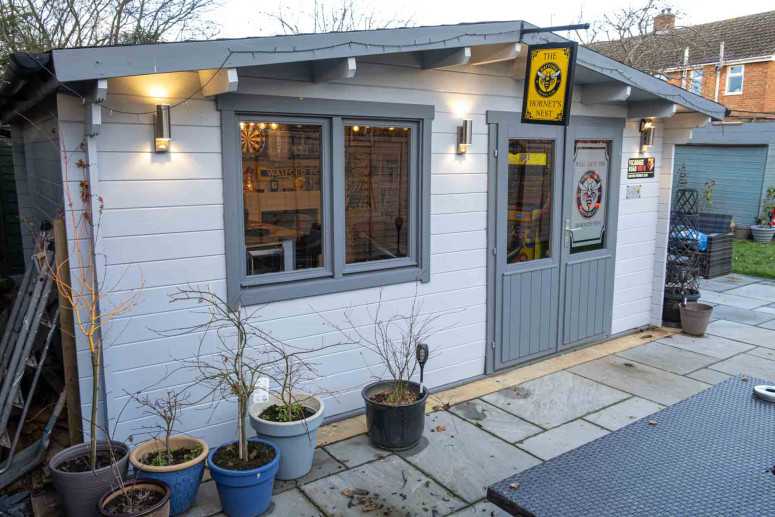 Casas de madera Pontevedra modelo Leipzig 40.7215 gris