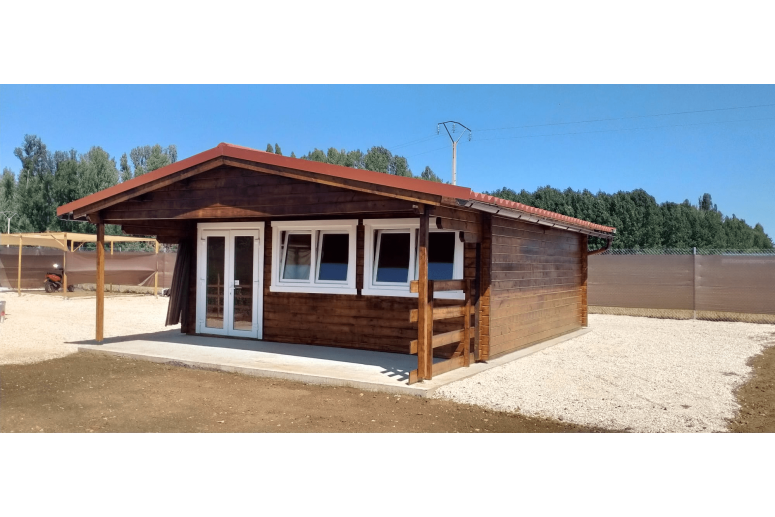 Casas prefabricadas Araba vista esquinada