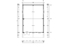 Casas de madera Galicia 40.7327N plano